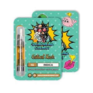 Deadhead Chemist THC Vape Cartridge 1G | Critical Kush Indica