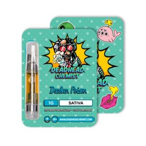 Deadhead Chemist THC Vape Cartridge 1G | Durban Poison Sativa