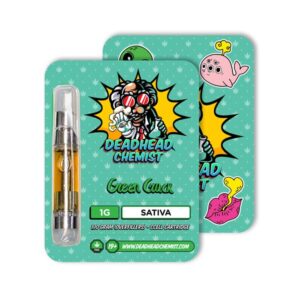 Deadhead Chemist THC Vape Cartridge 1G | Green Crack Sativa